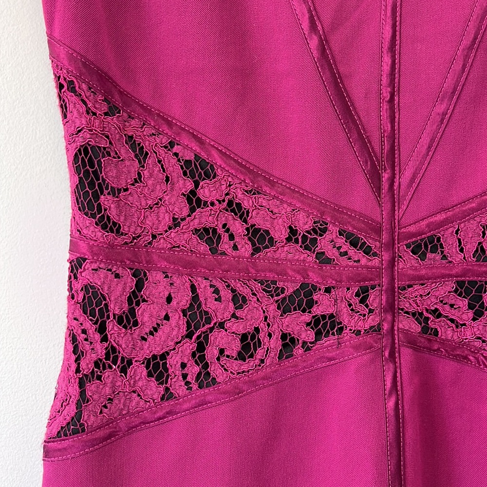 Venus Evening Dress Raspberry - Size 4 - Picture 4 of 6